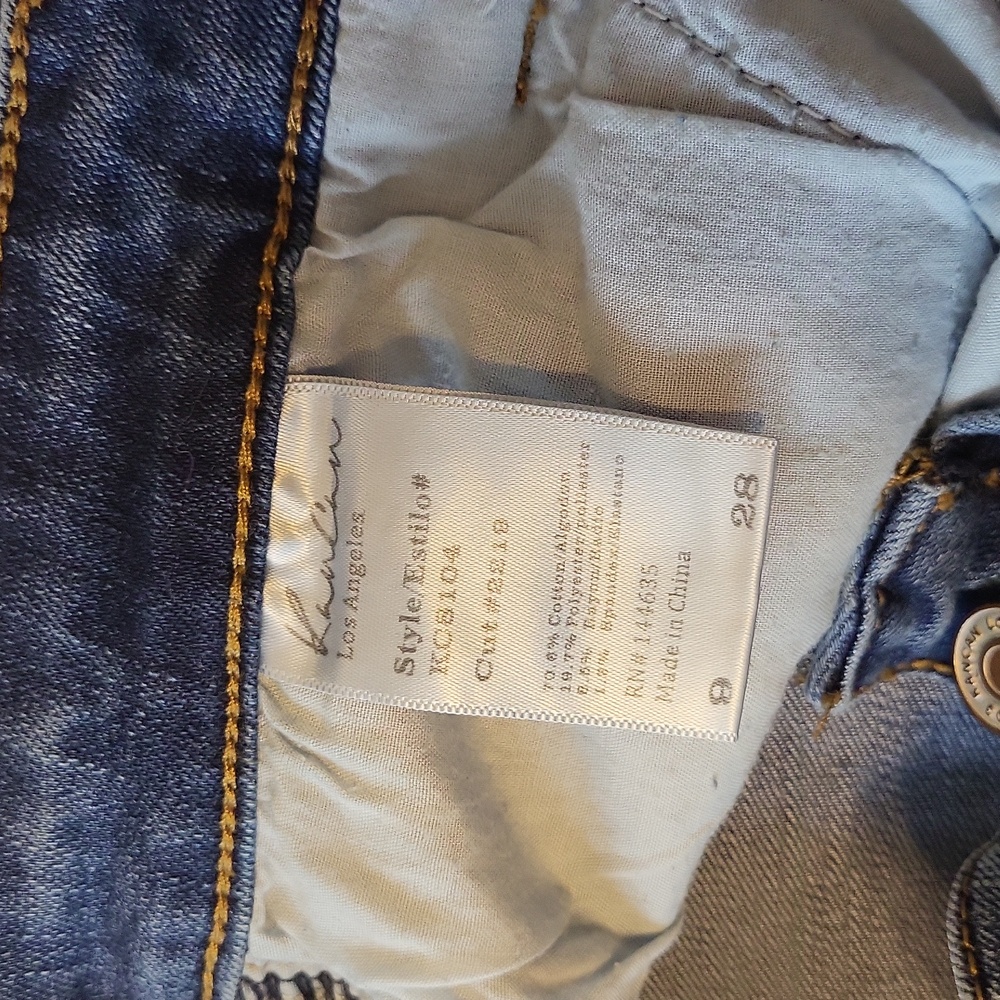 KanCan Skinny Distressed Jeans Size 9/28 - Picture 6 of 6